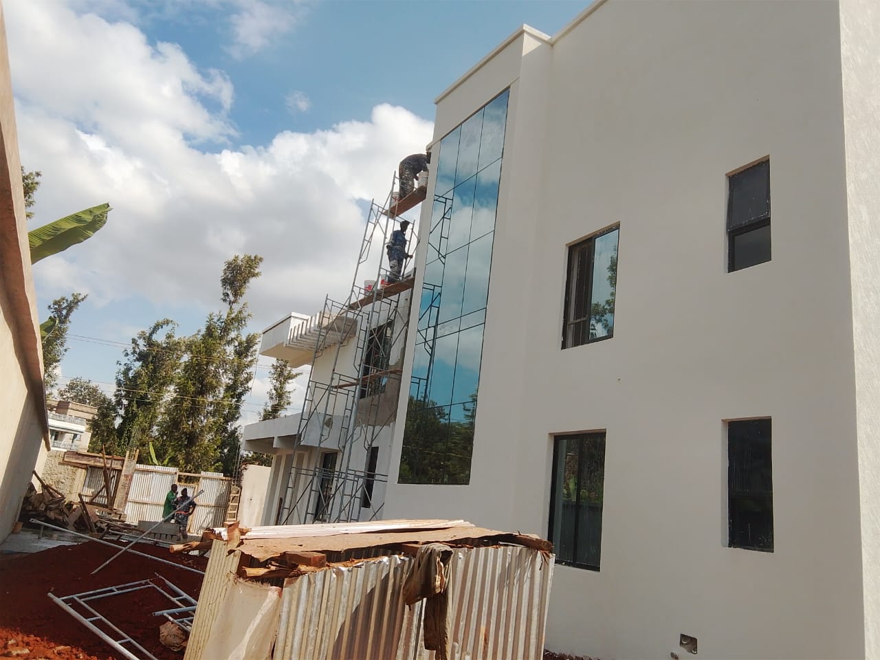 Curtain wall installation